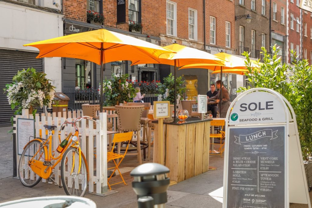 Outdoor Dining Dublin City Centre - SOLE